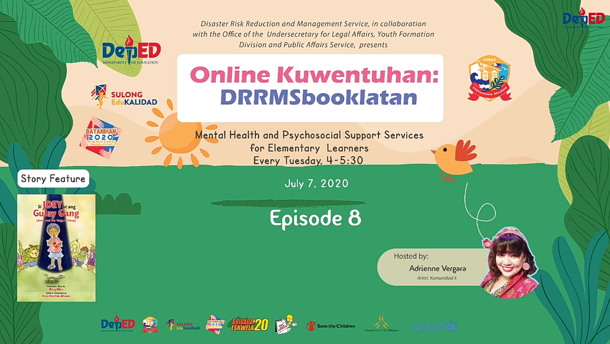 Online Kwentuhan: DRRMS Booklatan (Episode 8)